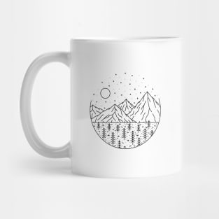Mountain and Tree Mug